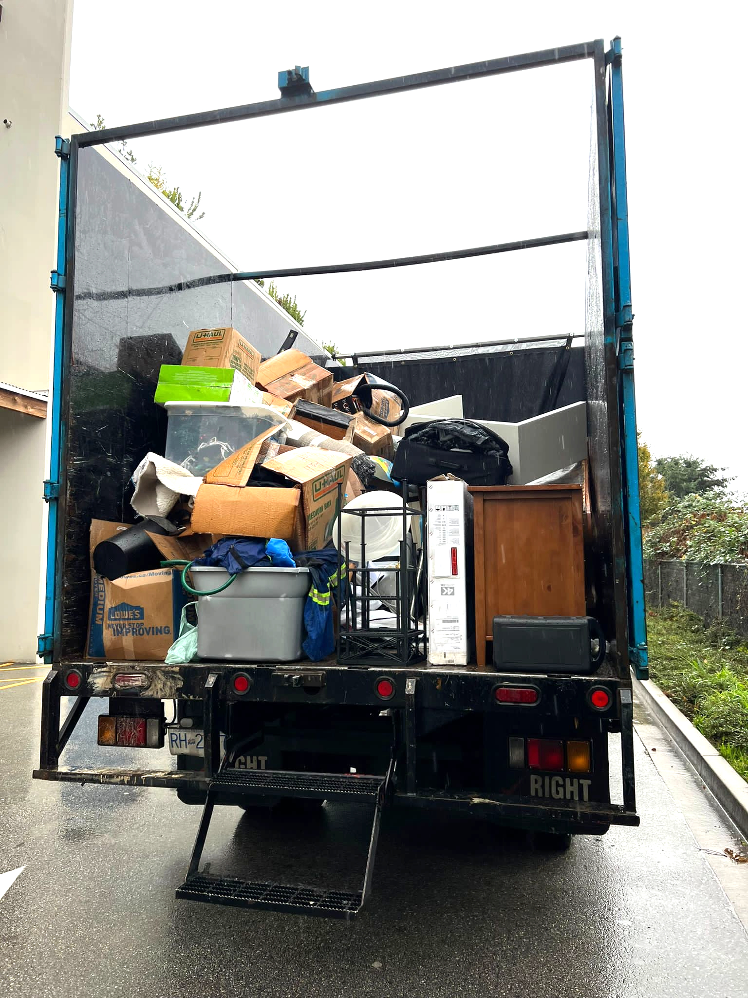Filled up Junk Removal Truck