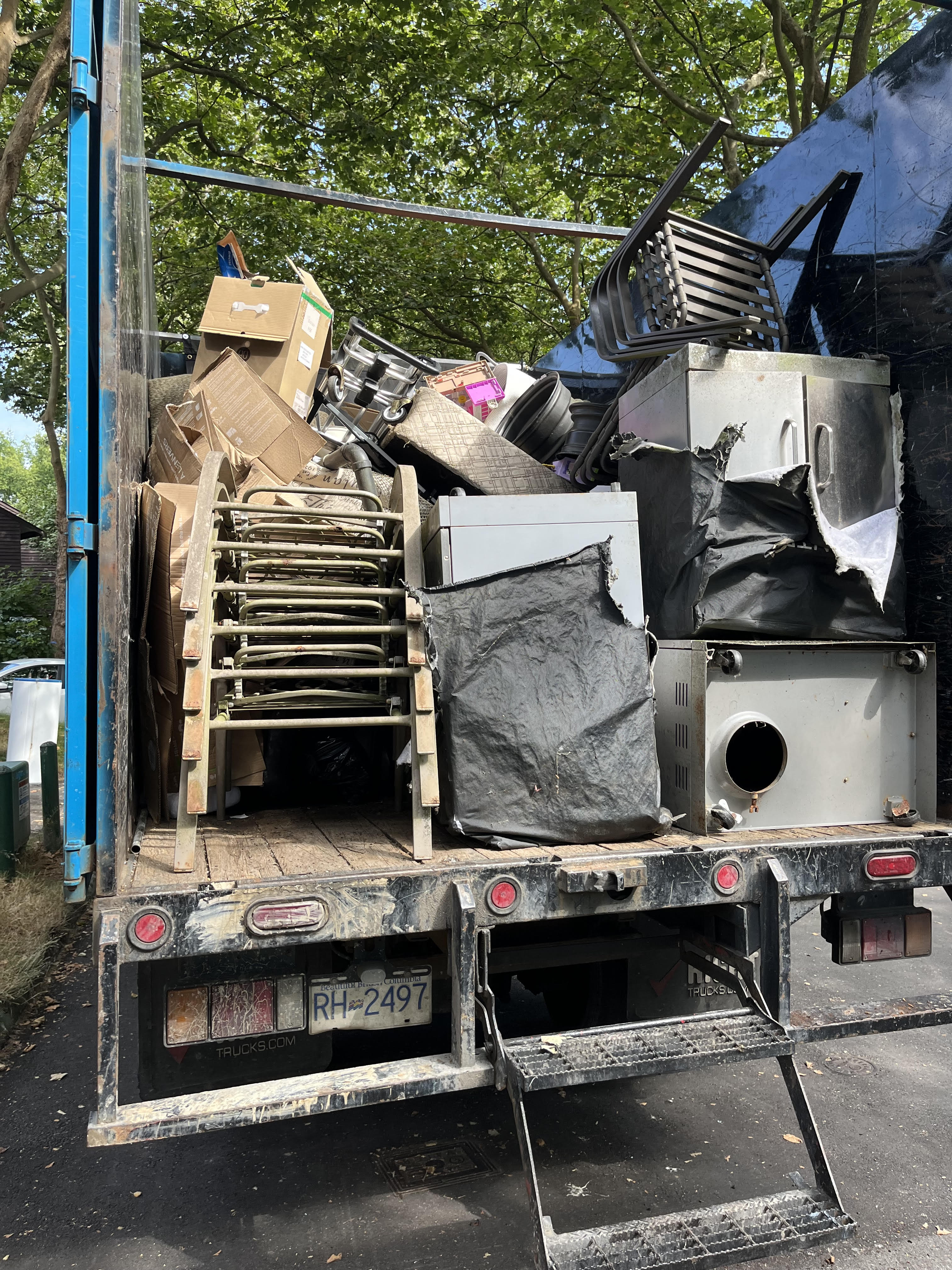 junk truck loaded vancouver